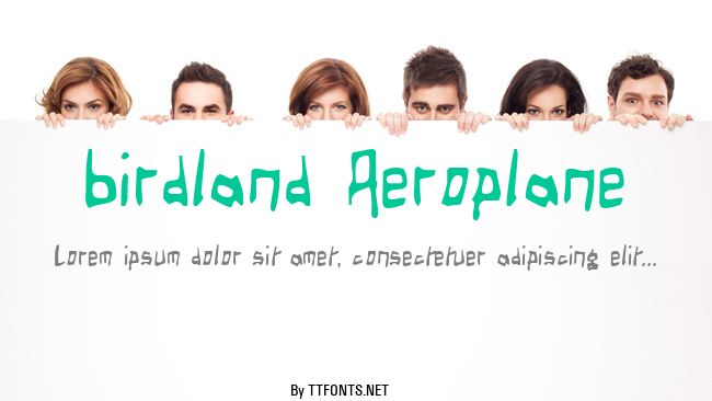 Birdland Aeroplane example