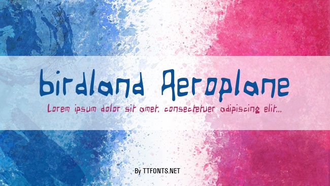 Birdland Aeroplane example