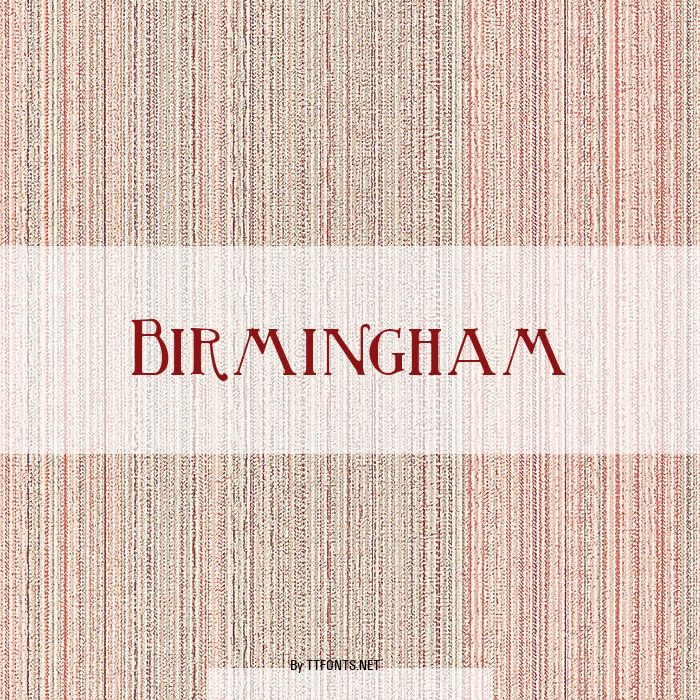 Birmingham example