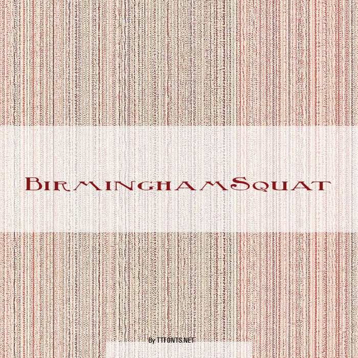 BirminghamSquat example