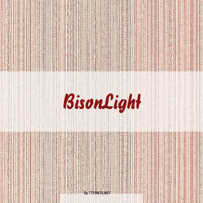 BisonLight example