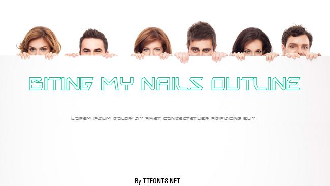 Biting My Nails Outline example