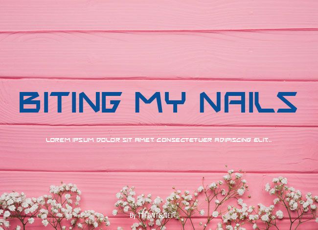 Biting My Nails example