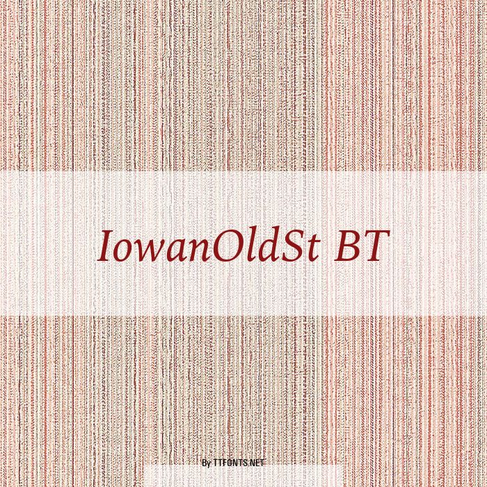 IowanOldSt BT example