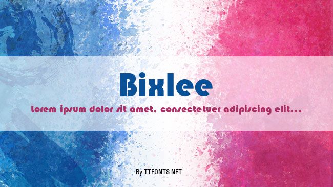 Bixlee example
