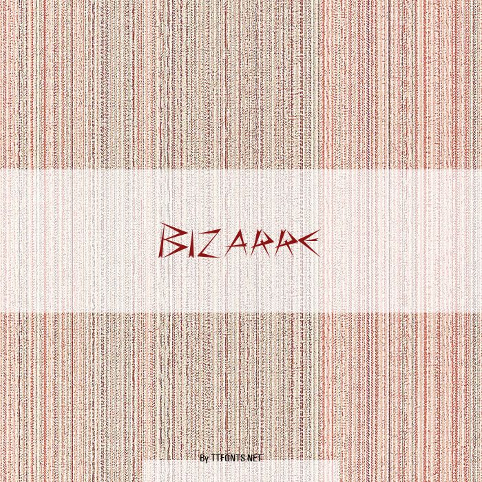 Bizarre example