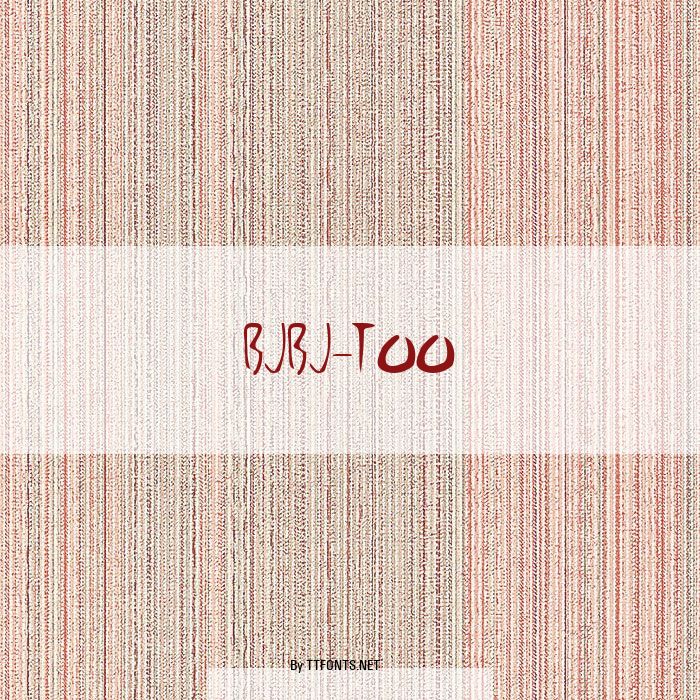 BjBj-TOO example
