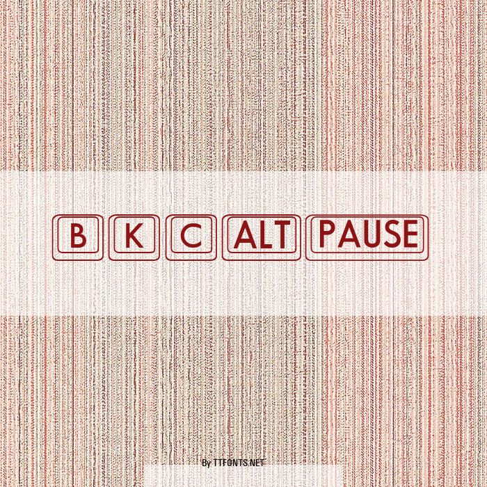 BKCap example