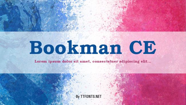 Bookman CE example