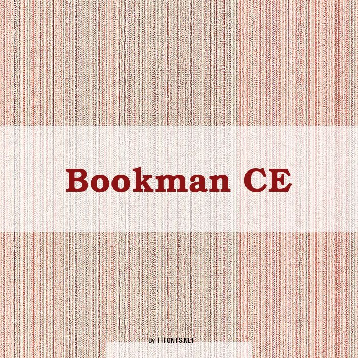 Bookman CE example