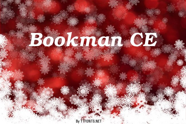 Bookman CE example