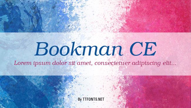 Bookman CE example