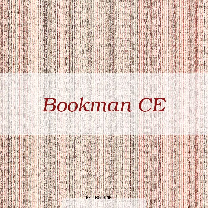 Bookman CE example