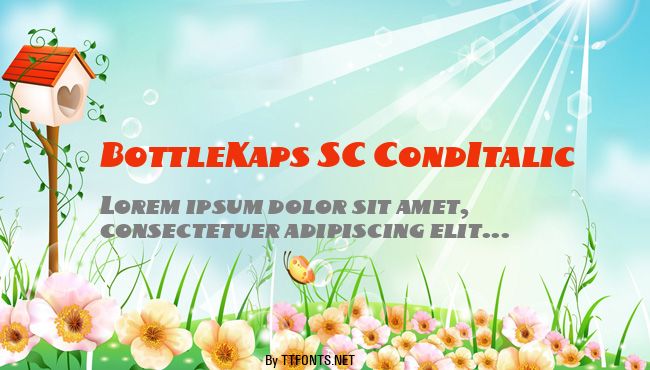 BottleKaps SC CondItalic example
