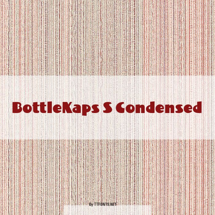 BottleKaps S Condensed example