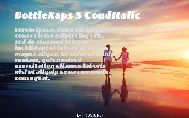 BottleKaps S CondItalic example
