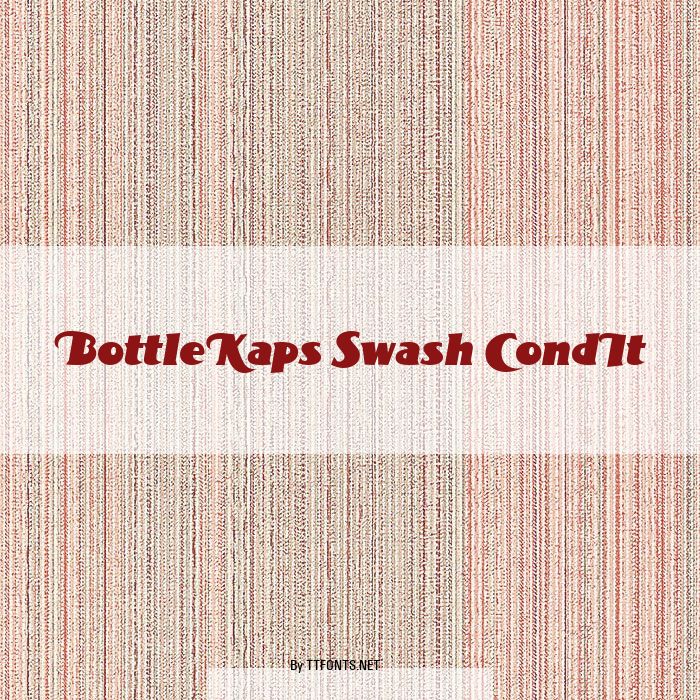 BottleKaps Swash CondIt example