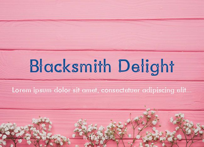 Blacksmith Delight example