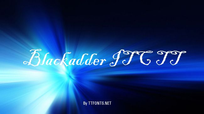 Blackadder ITC TT example