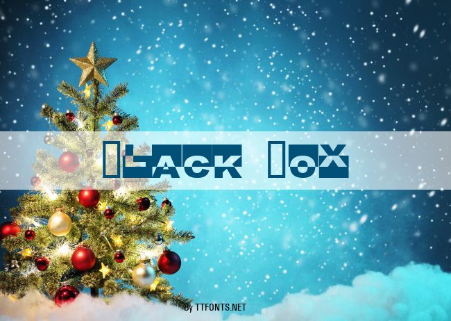 Black Box example