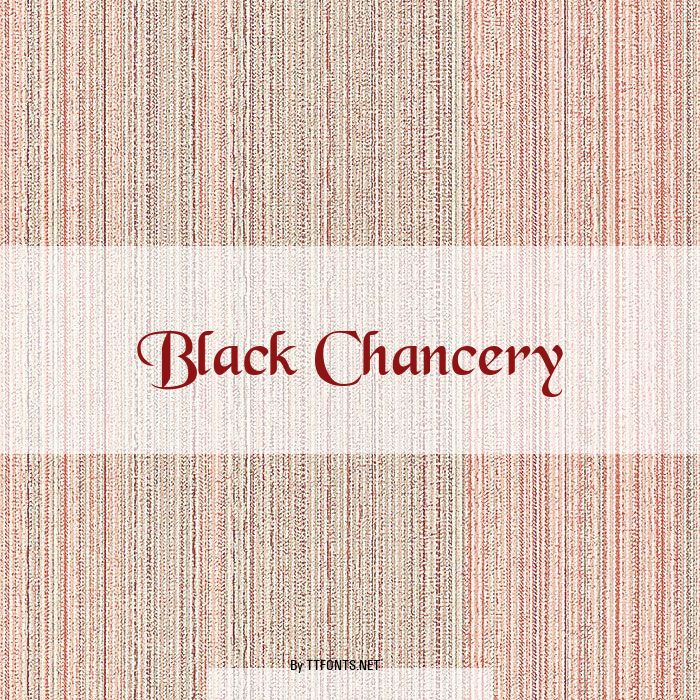 Black Chancery example