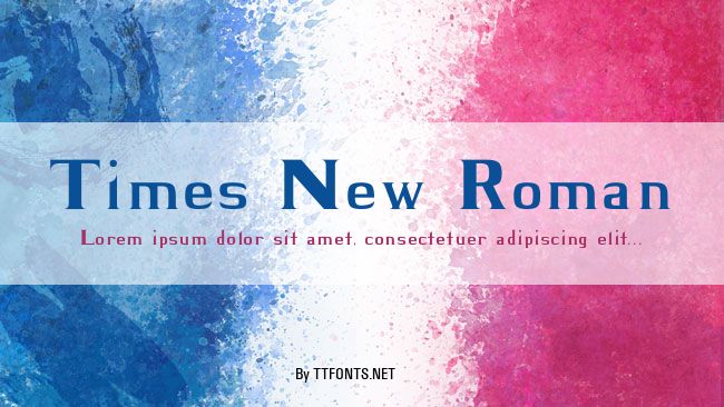 Times New Roman example