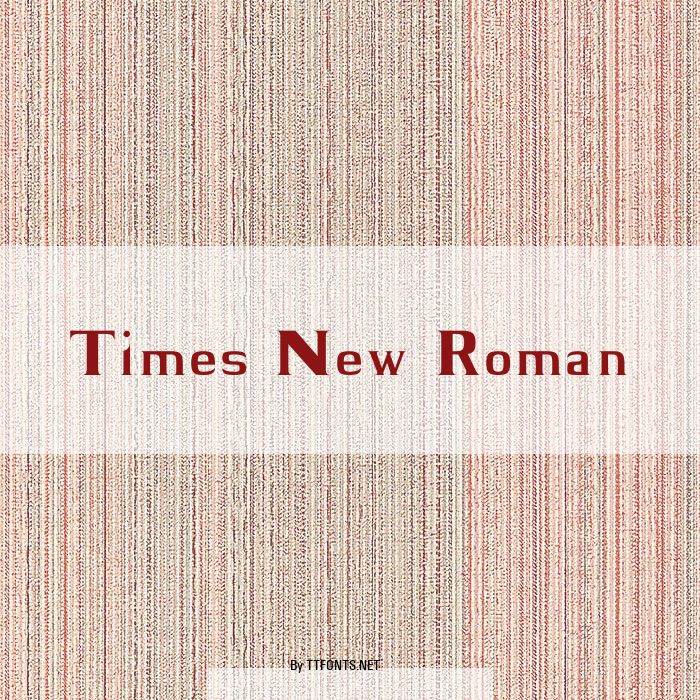 Times New Roman example