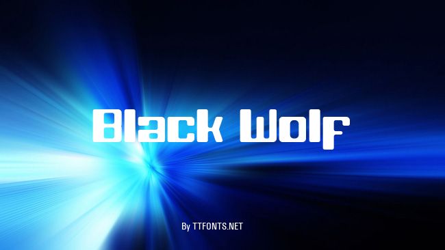 Black Wolf example