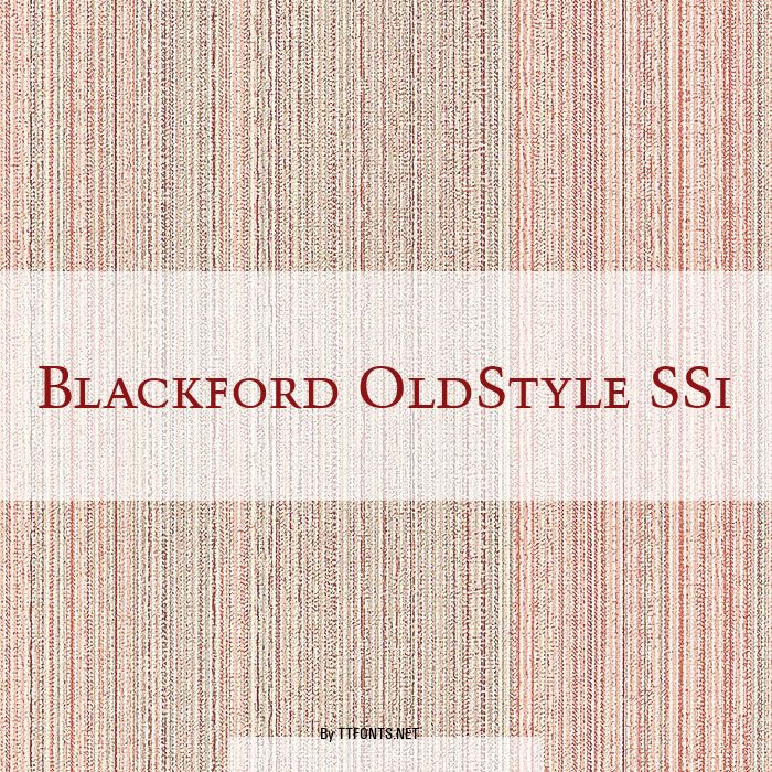 Blackford OldStyle SSi example