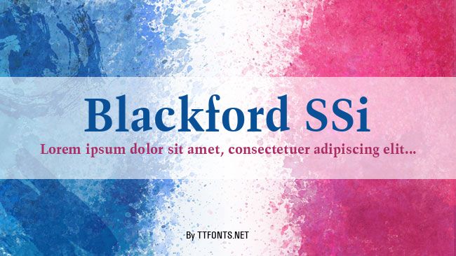 Blackford SSi example