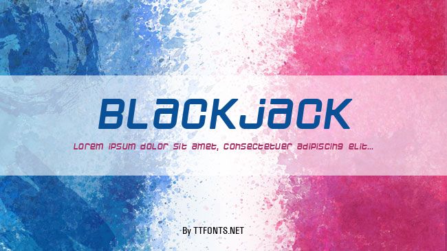Blackjack example