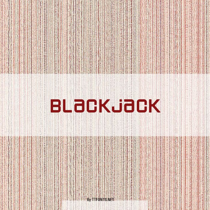 Blackjack example