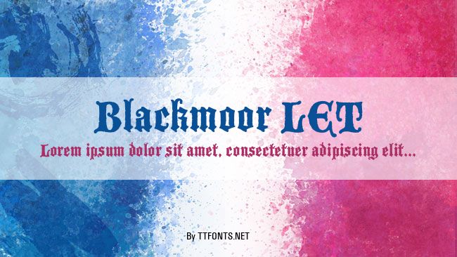 Blackmoor LET example