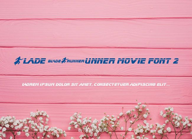Blade Runner Movie Font 2 example