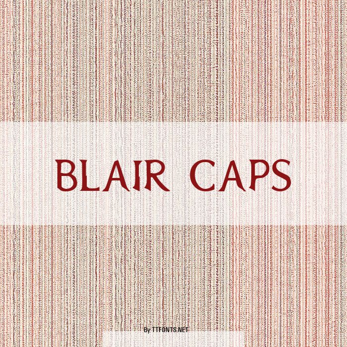 Blair Caps example