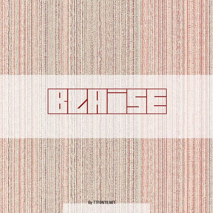 Blaise example
