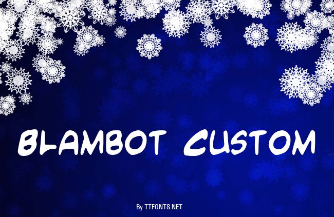 Blambot Custom example