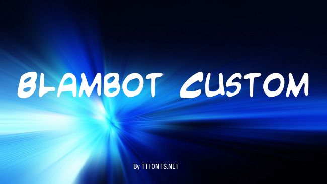 Blambot Custom example