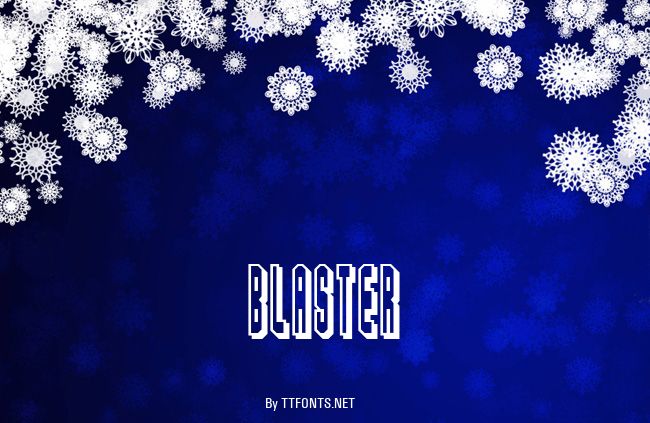 Blaster example