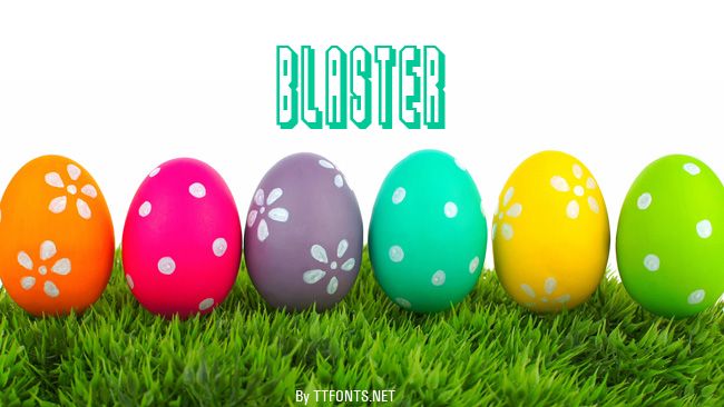 Blaster example