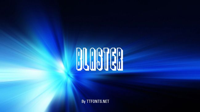 Blaster example