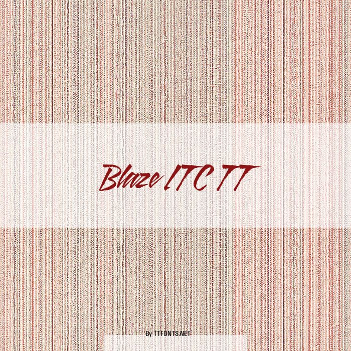 Blaze ITC TT example