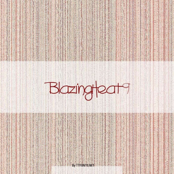BlazingHeat9 example