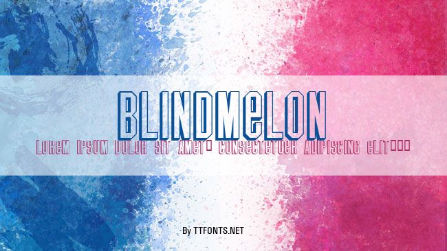 BlindMelon example