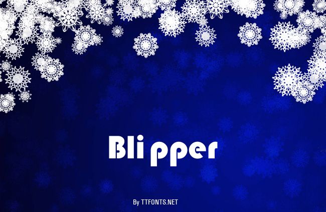 Blipper example