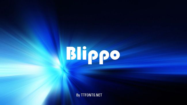 Blippo example