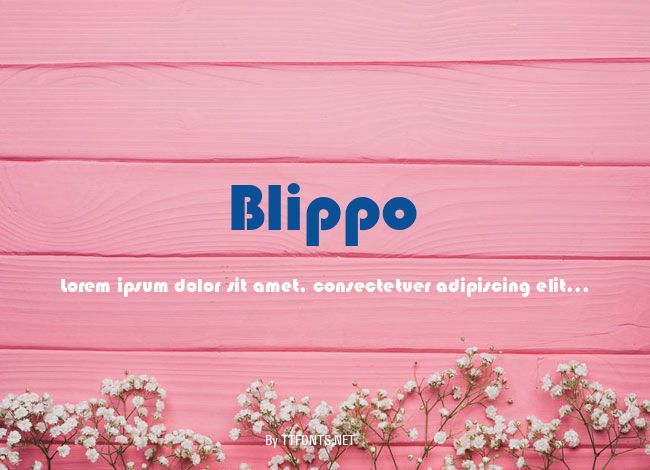 Blippo example