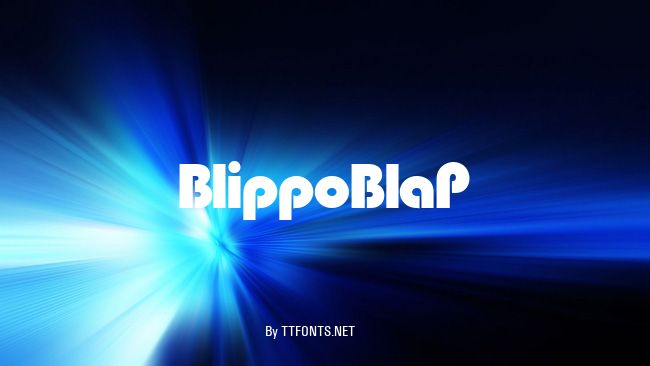 BlippoBlaP example