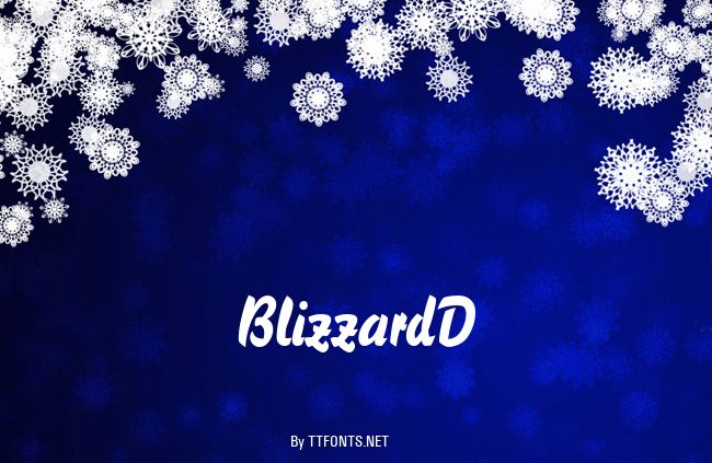 BlizzardD example