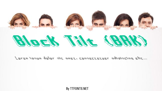 Block Tilt (BRK) example